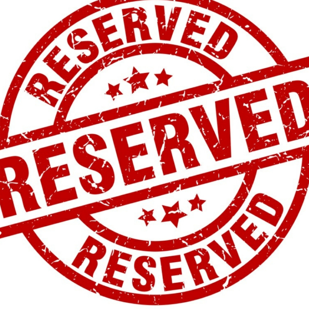 Reserved for Jennifer R